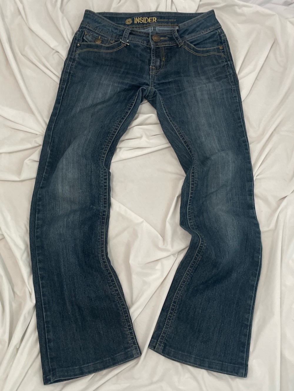 Insider Women’s Vintage Dark Blue Bootcut Jeans